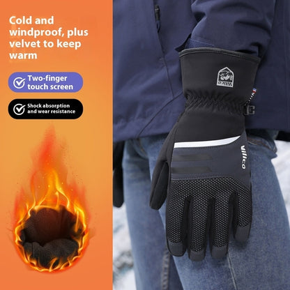 Outdoor Non-slip Cold Velvet Wear-resistant Gloves
