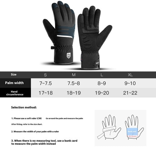 Outdoor Non-slip Cold Velvet Wear-resistant Gloves