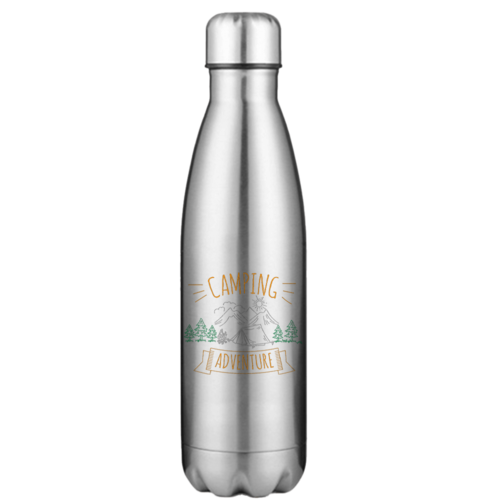 Camping Adventure 17oz Stainless Water Bottle