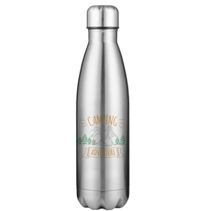 Camping Adventure 17oz Stainless Water Bottle